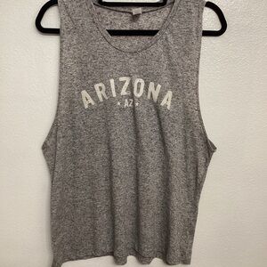 Gray Arizona Muscle Tee EUC